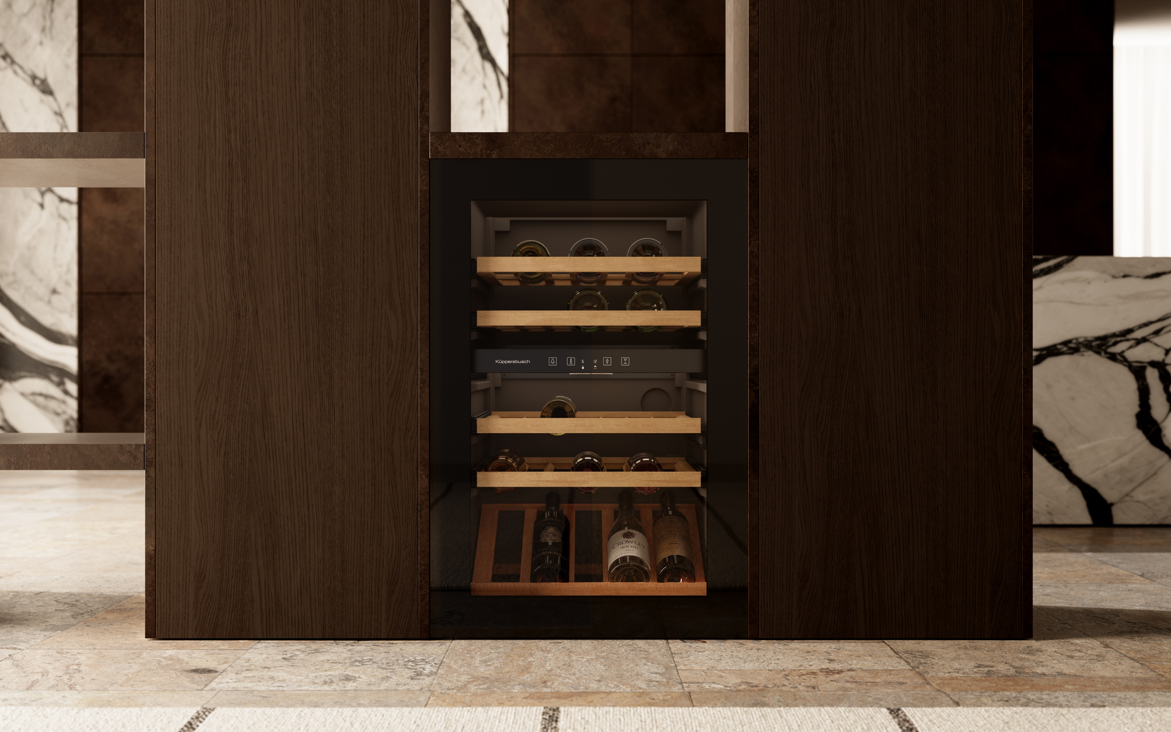 Küppersbusch Weinklimaschrank BlackMatt Design